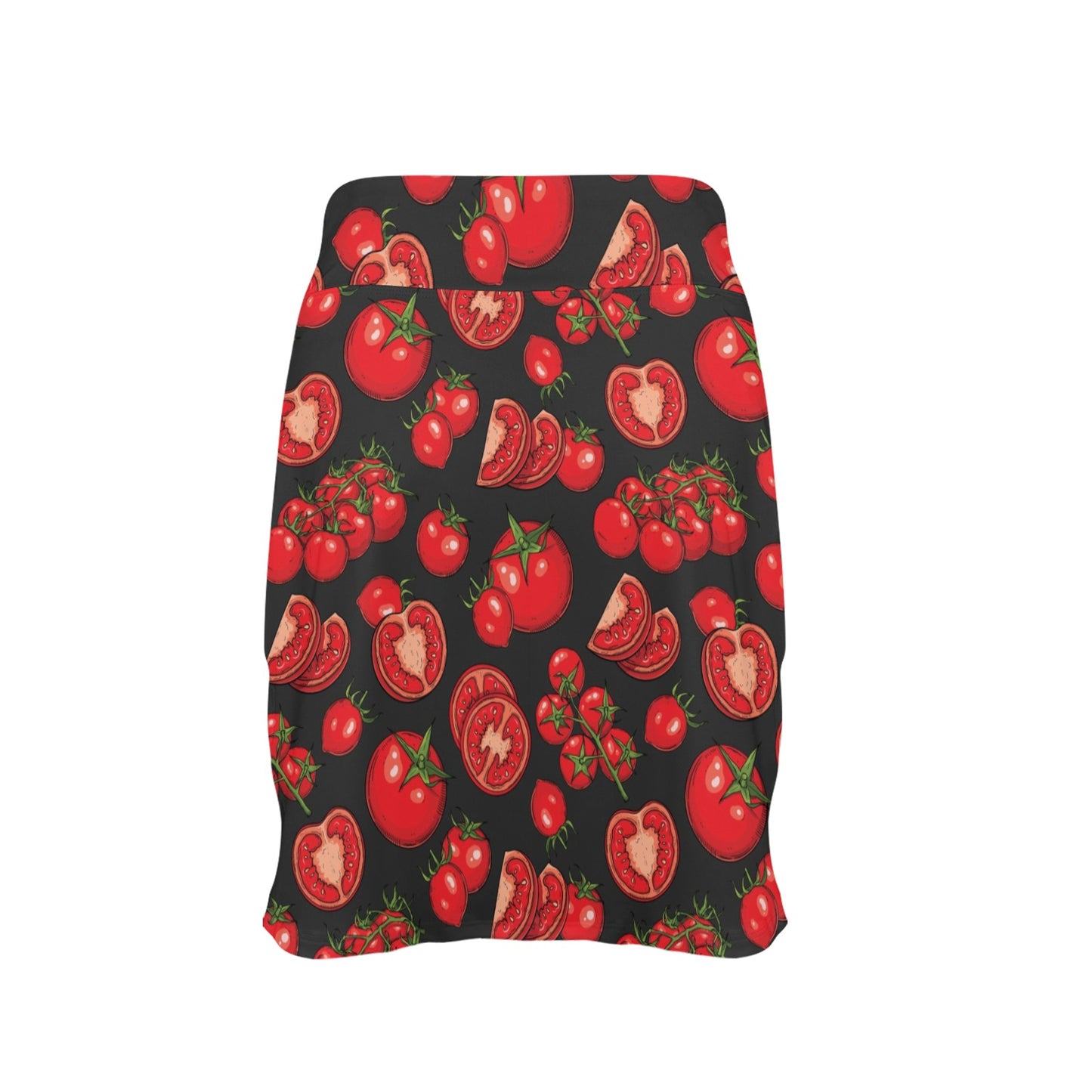 Tomato Print Design LKS303 17" Golf & Pickleball Skort with Pockets