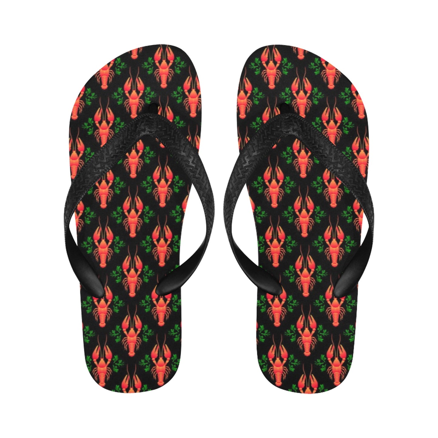 Lobster Print Design LKS403 Flip Flops