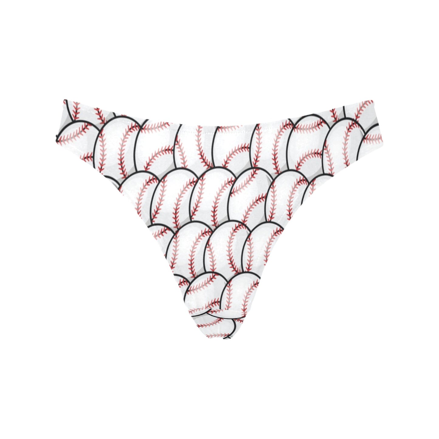 Baseball Pattern Women's Thongs