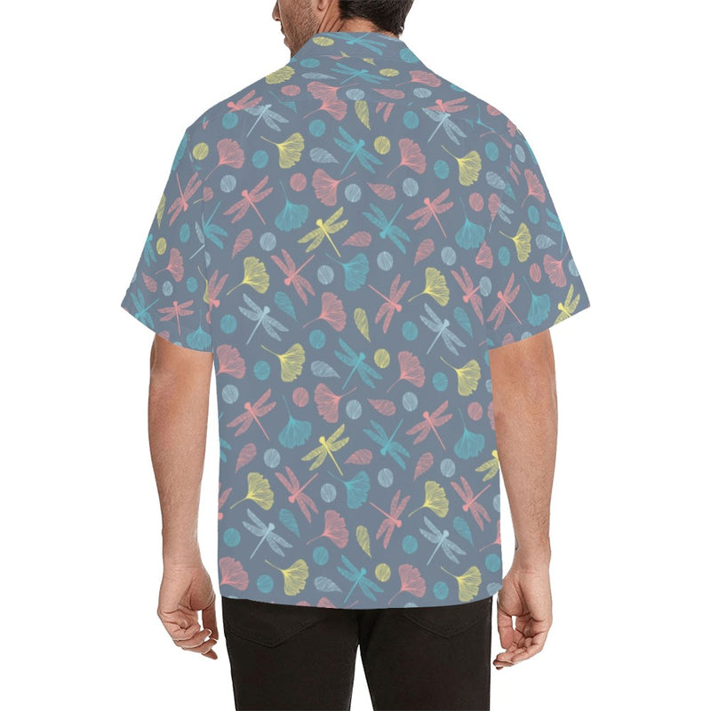 Dragonfly Print Design LKS403 Men's Men's Hawaiian Shirt