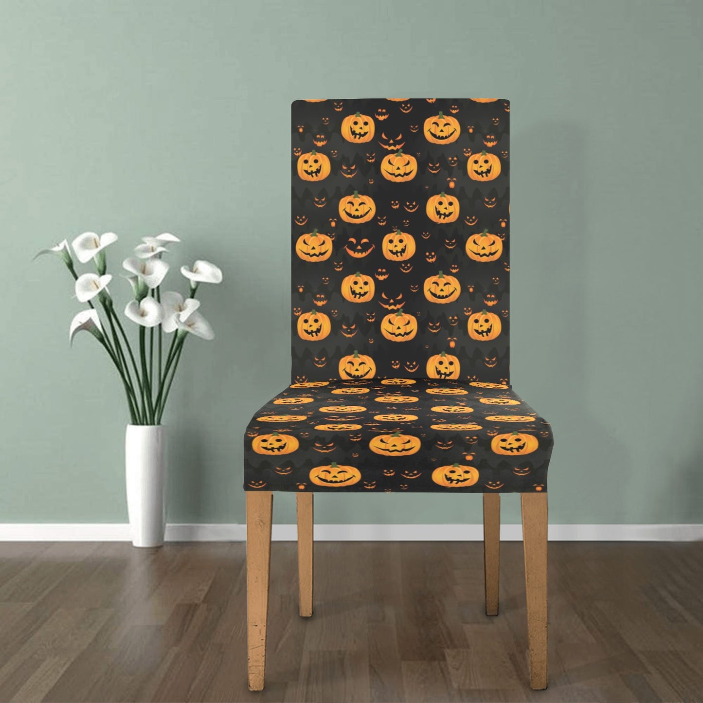Halloween Print Design LKS401 Dining Chair Slipcover