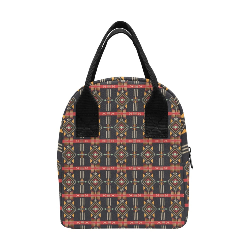 Southwest Pattern Print Design LKS303 Insulated Lunch Bag
