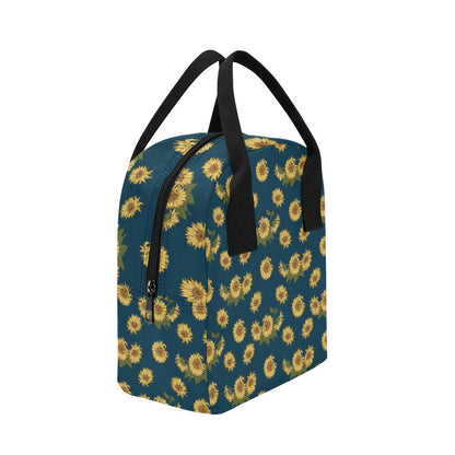 Sunflower Print Design LKS305 Insulated Lunch Bag