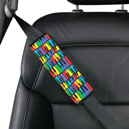 Piano Print Design LKS402 Car Seat Belt Cover