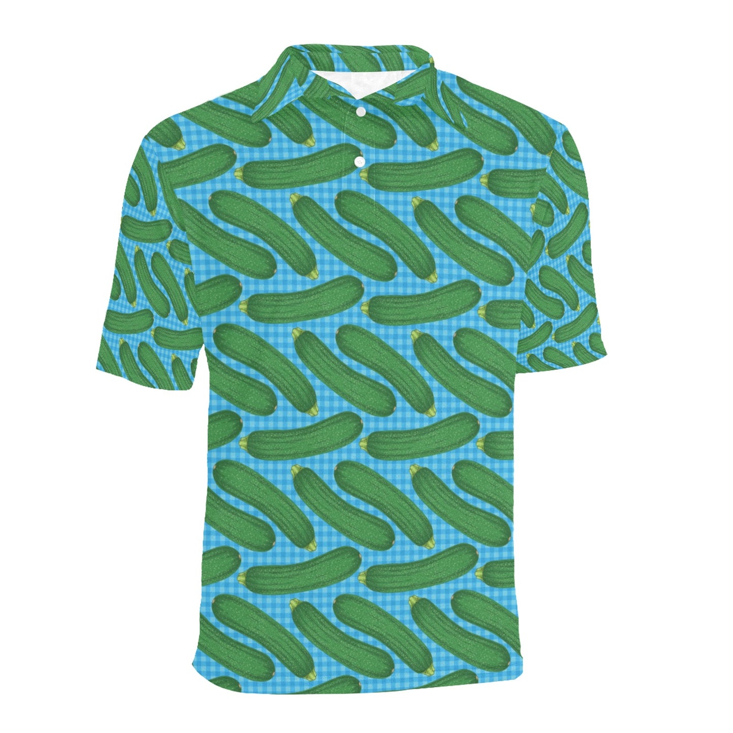 Zucchini Print Design LKS301 Men Polo Shirt