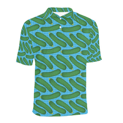 Zucchini Print Design LKS301 Men Polo Shirt