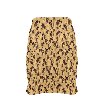 Wine Grape Design Print 17" Golf & Pickleball Skort with Pockets