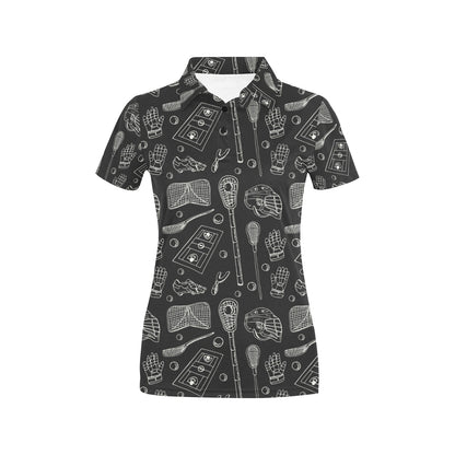KOI Fish Pattern Print Design 05 Women's Polo Shirt