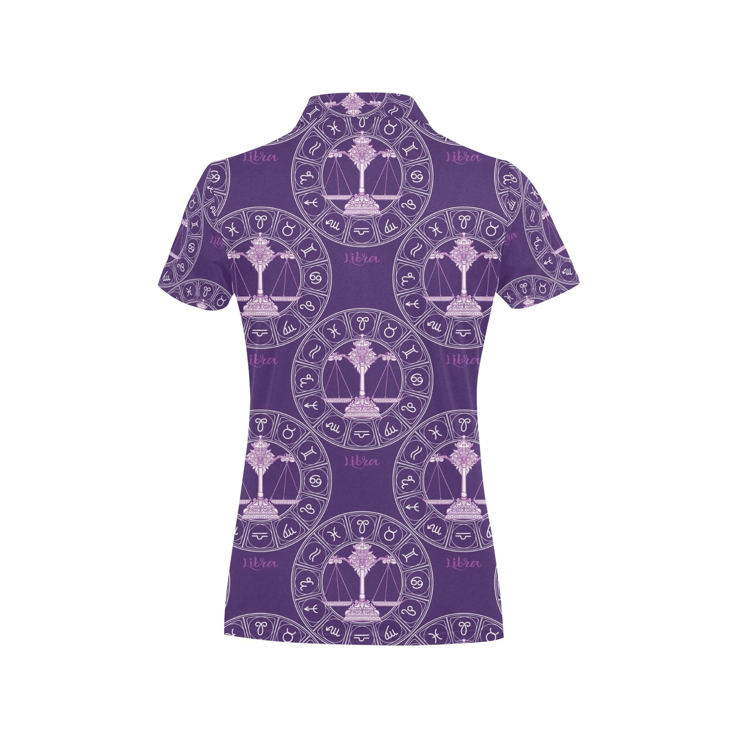 Libra Pattern Print Design 03 Women's Polo Shirt