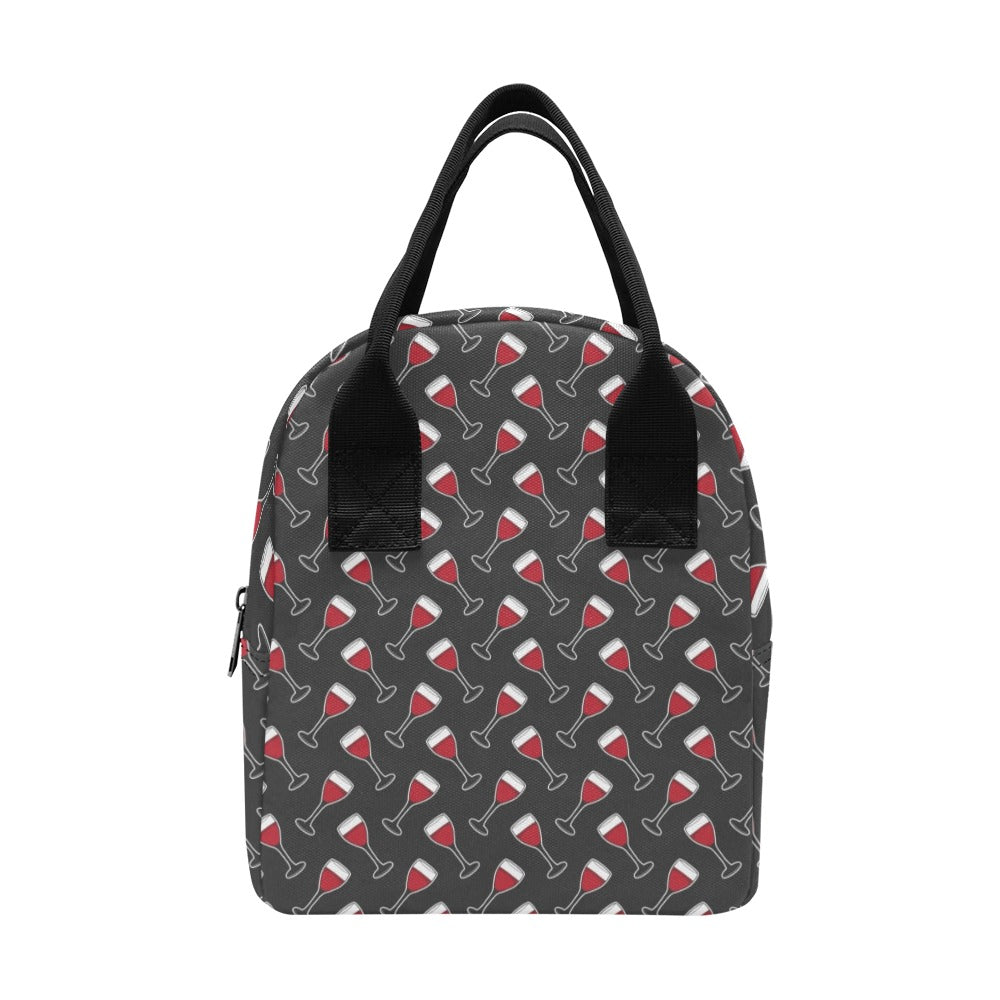 Wine Print Design LKS308 Insulated Lunch Bag