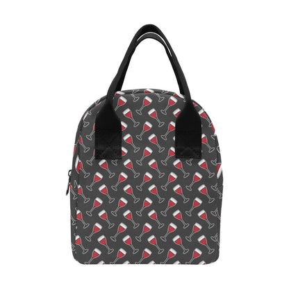 Wine Print Design LKS308 Insulated Lunch Bag