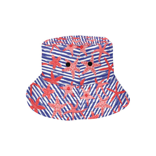 Starfish Print Design LKS401 Unisex Bucket Hat
