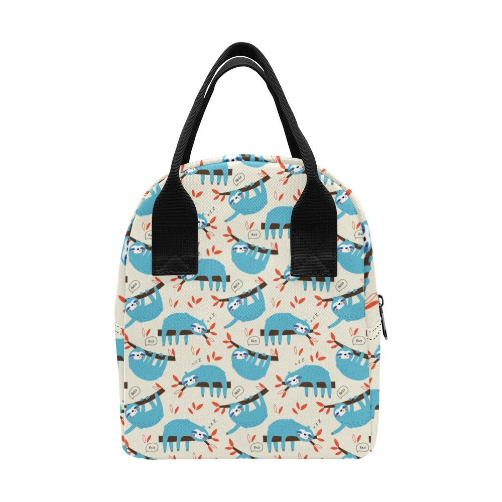 Sloth Print Design LKS3011 Insulated Lunch Bag