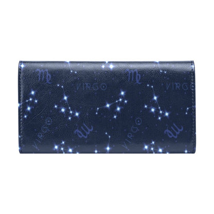 Virgo Print Design LKS303 Women's Trifold Wallet