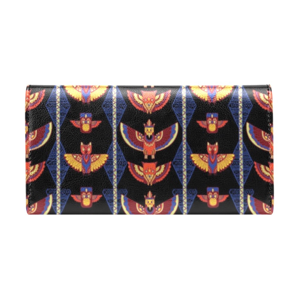 Totem Print Design LKS301 Women's Trifold Wallet