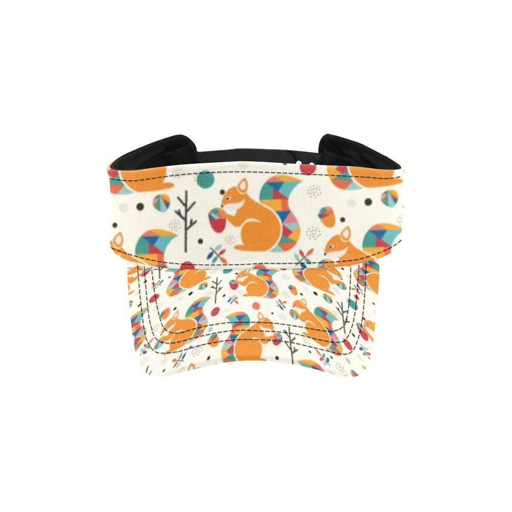Squirrel Print Design LKS304 Unisex Sun Visor