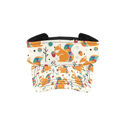 Squirrel Print Design LKS304 Unisex Sun Visor