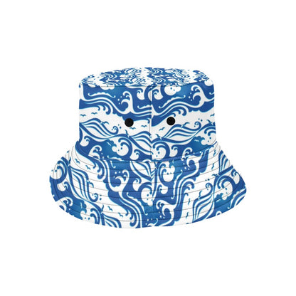 Wave Print Design LKS303 Unisex Bucket Hat