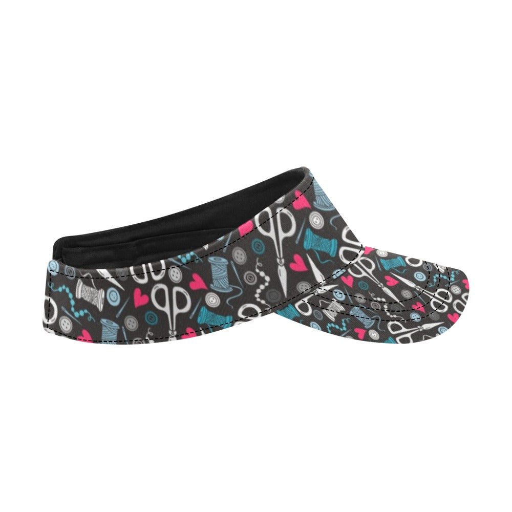 Sewing Equipment Print Design LKS305 Unisex Sun Visor