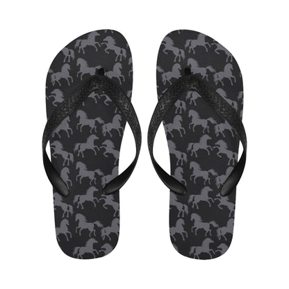 Horse Print Design LKS305 Flip Flops