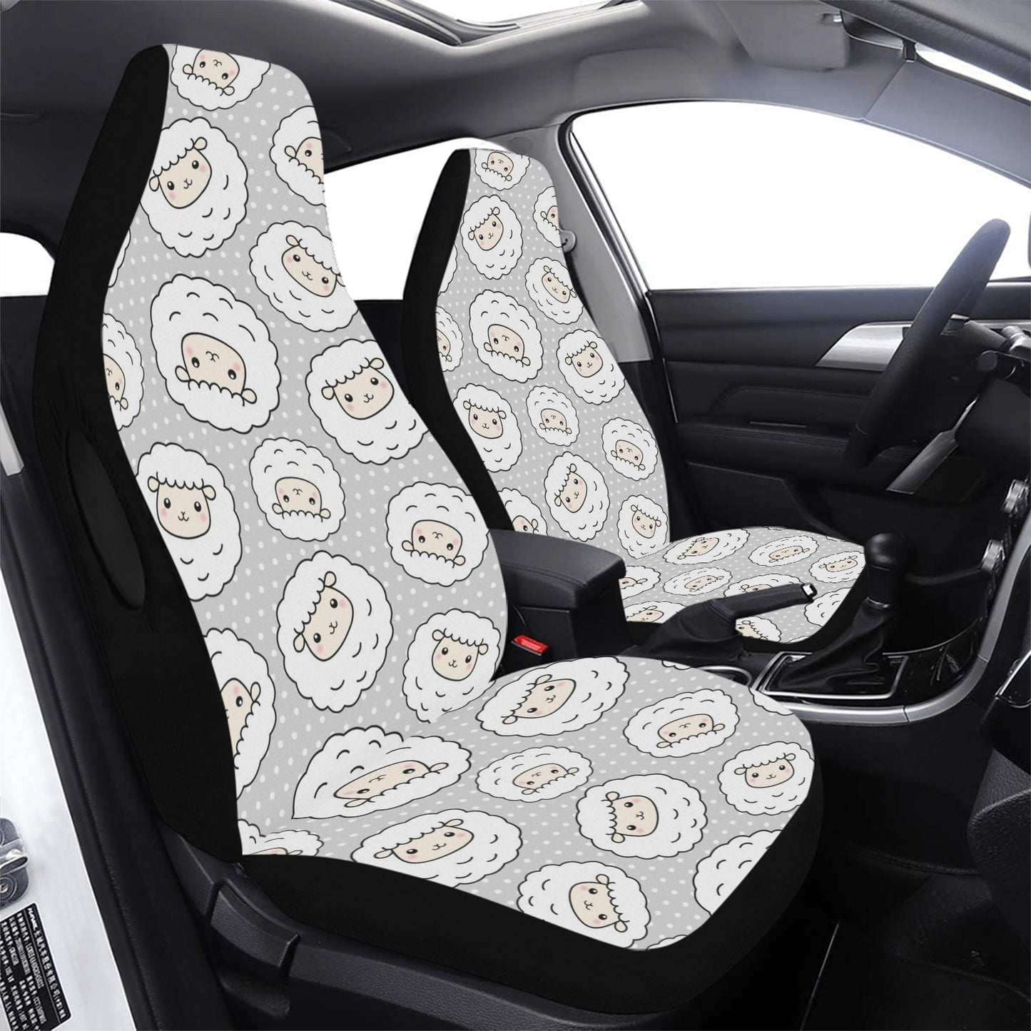 Sheep Print Design LKS401 Car Seat Covers