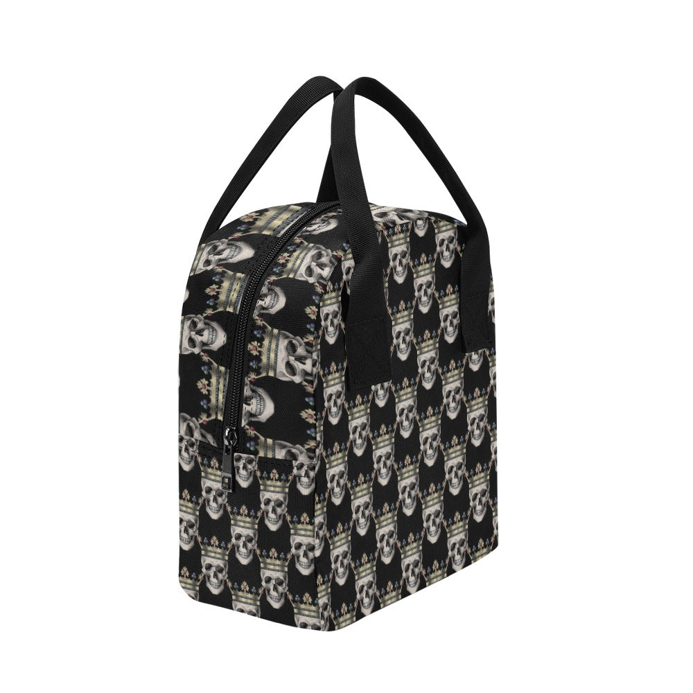 Skull King Print Design LKS3010 Insulated Lunch Bag