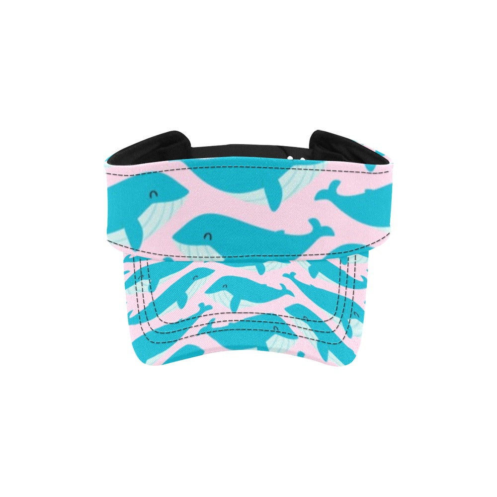 Whale Print Design LKS302 Unisex Sun Visor