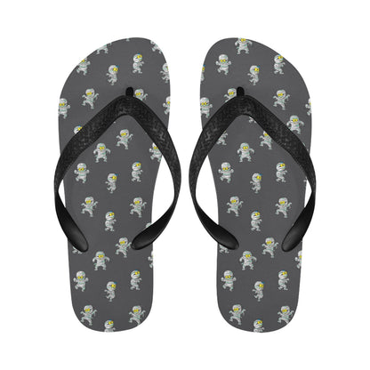 Mummy Print Design LKS305 Flip Flops