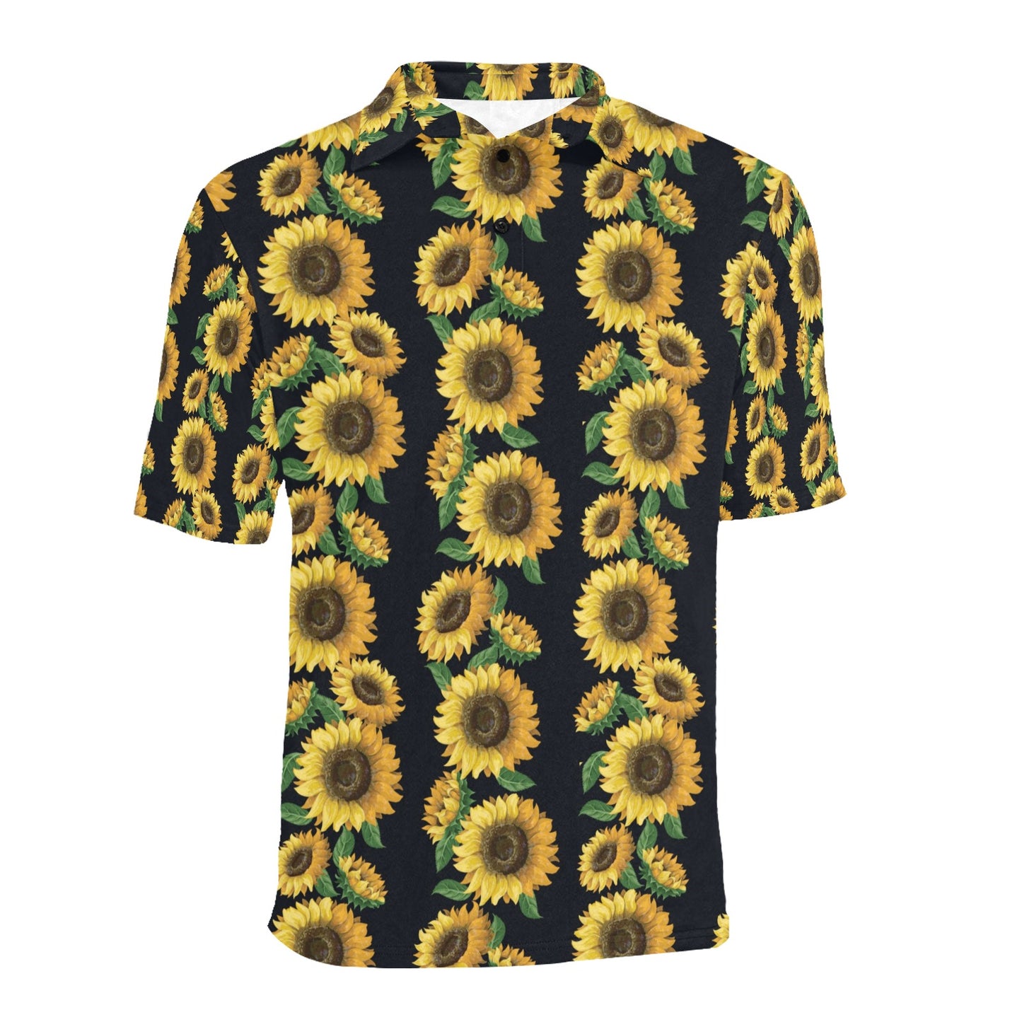 Sunflower Print Design LKS306 Men Polo Shirt