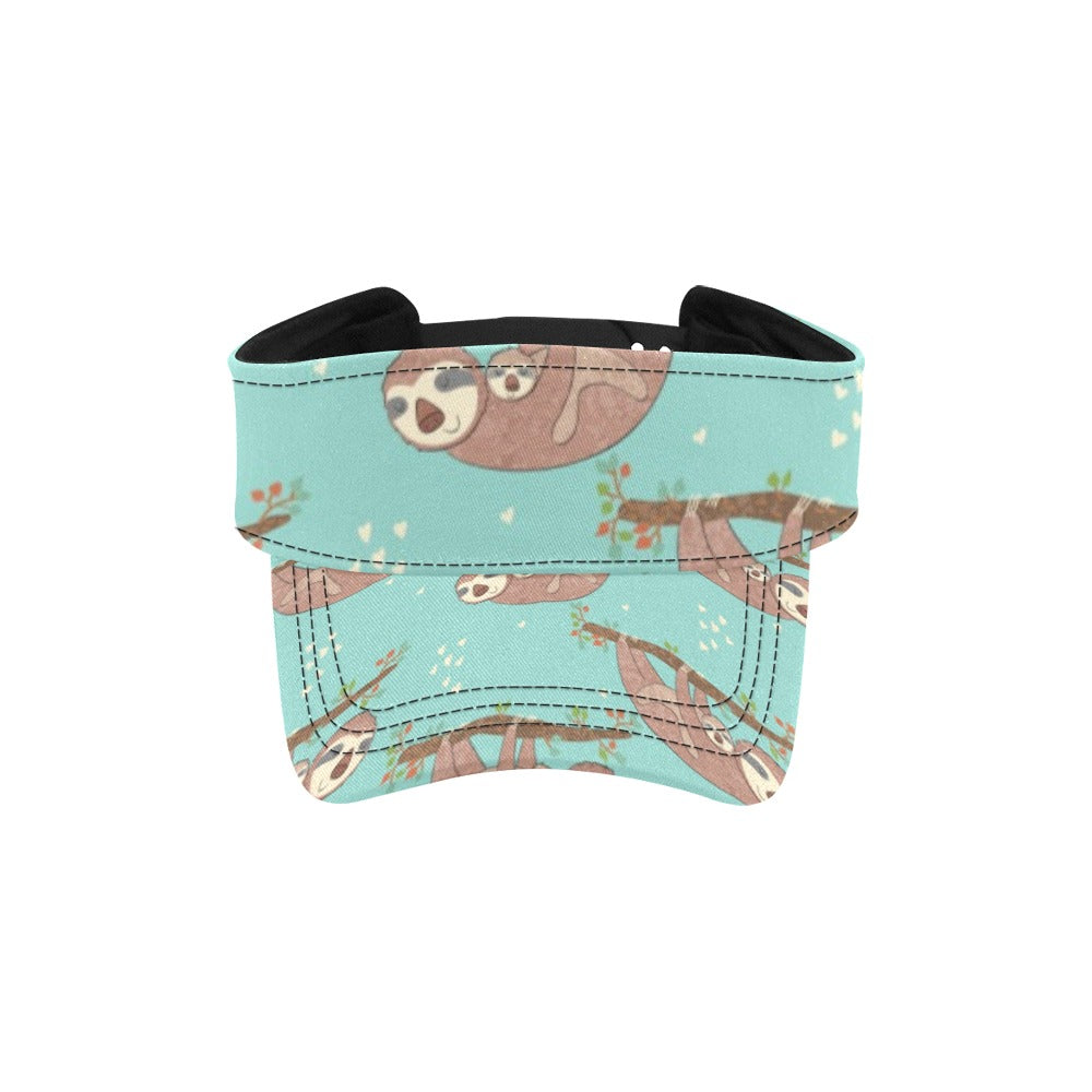 Sloth Print Design LKS302 Unisex Sun Visor