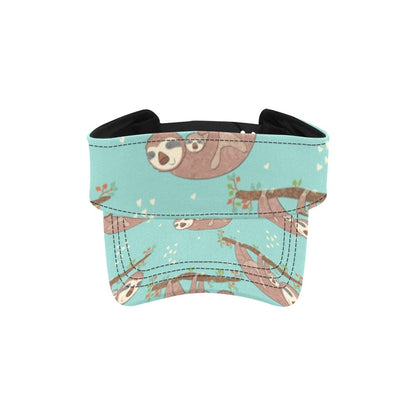 Sloth Print Design LKS302 Unisex Sun Visor