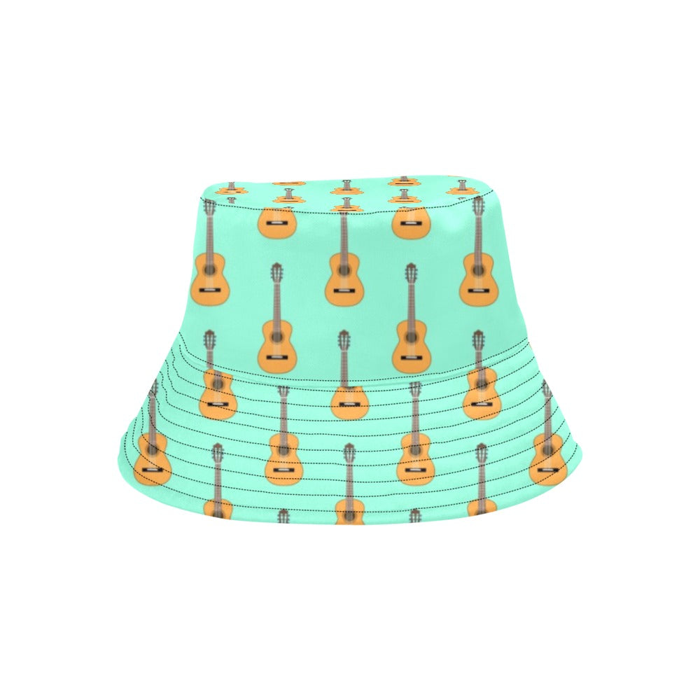 Acoustic Guitar Print Design LKS403 Unisex Bucket Hat