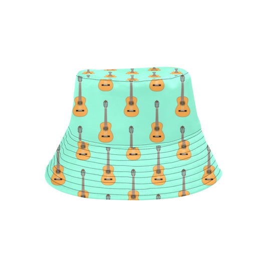 Acoustic Guitar Print Design LKS403 Unisex Bucket Hat