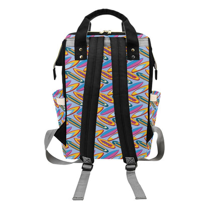 Surfboard Pattern Print Design LKS303 Diaper Bag Backpack