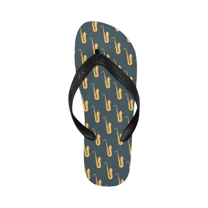 Saxophone Print Design LKS401 Flip Flops