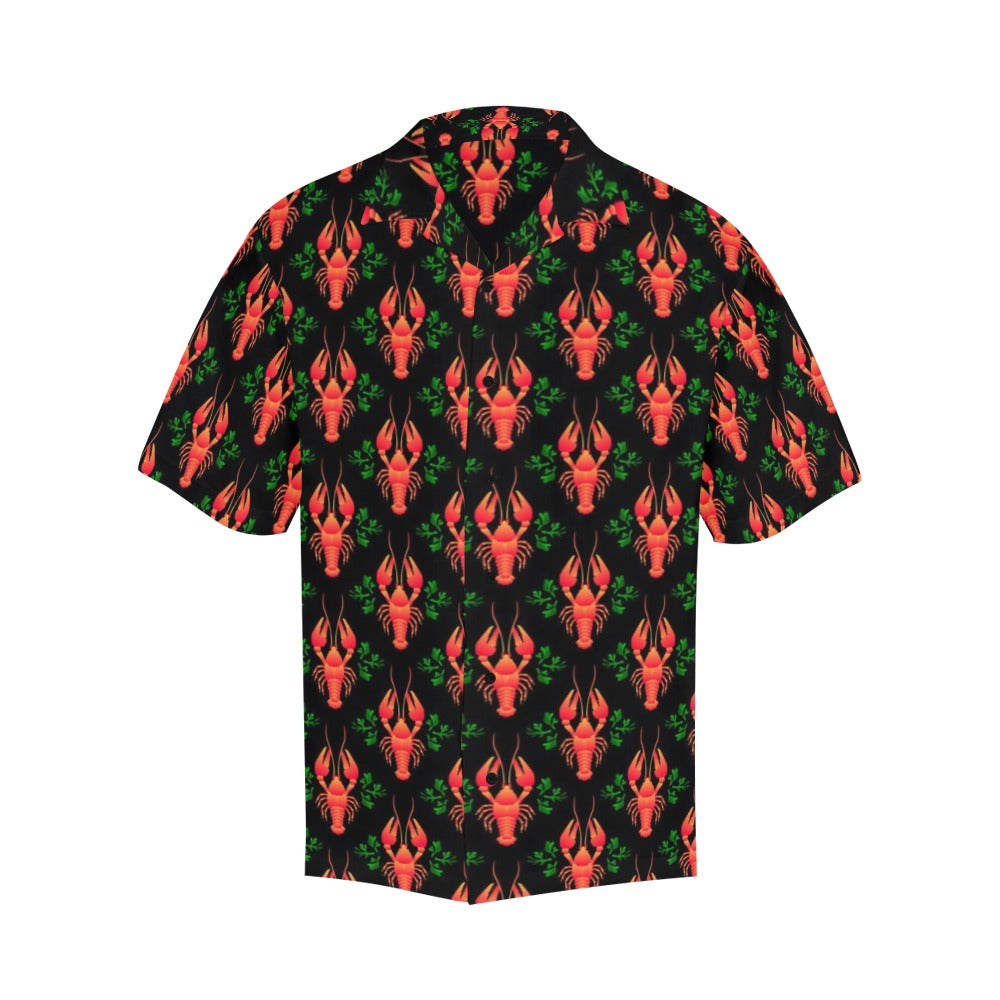 Lobster Print Design LKS403 Men's Men's Hawaiian Shirt
