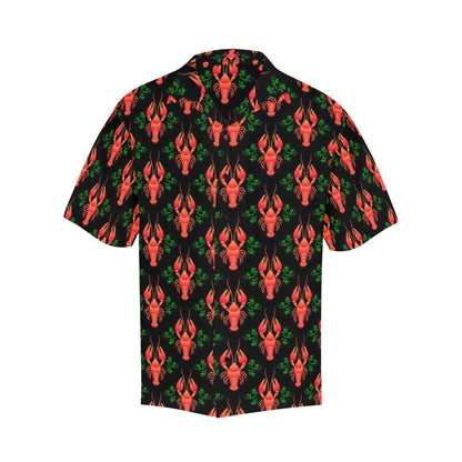 Lobster Print Design LKS403 Men's Men's Hawaiian Shirt