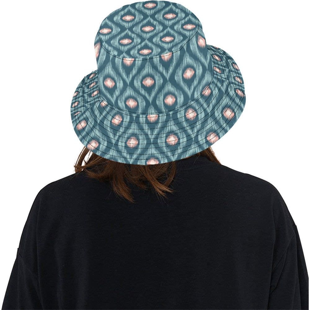 Ikat Print Design LKS402 Unisex Bucket Hat