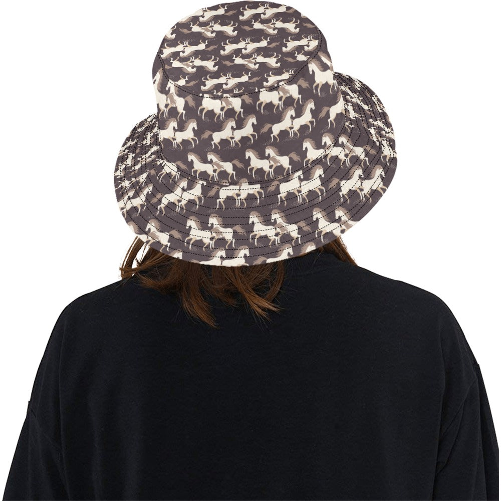Horse Print Design LKS304 Unisex Bucket Hat