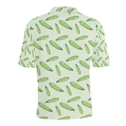 Zucchini Print Design LKS302 Men Polo Shirt