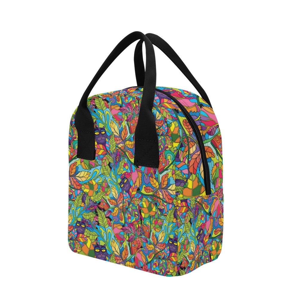 Trippy Print Design LKS301 Insulated Lunch Bag