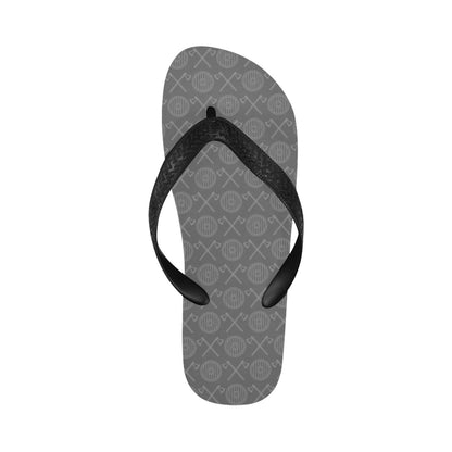 Vikings Print Design LKS303 Flip Flops