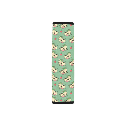 Cattle Print Design LKS402 Car Seat Belt Cover