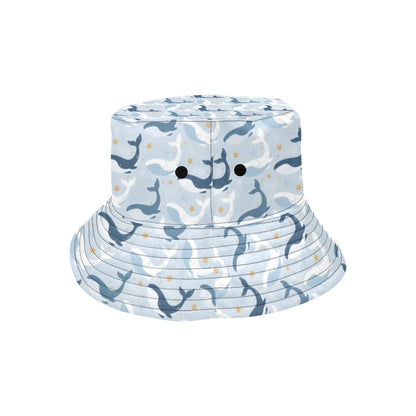 Whale Print Design LKS305 Unisex Bucket Hat
