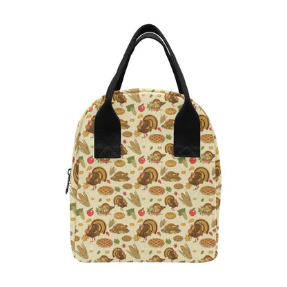Thanksgiving Print Design LKS302 Insulated Lunch Bag