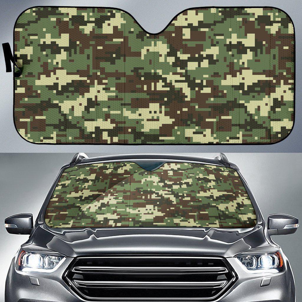 ACU Digital Army Camouflage Car Sun Shade For Windshield