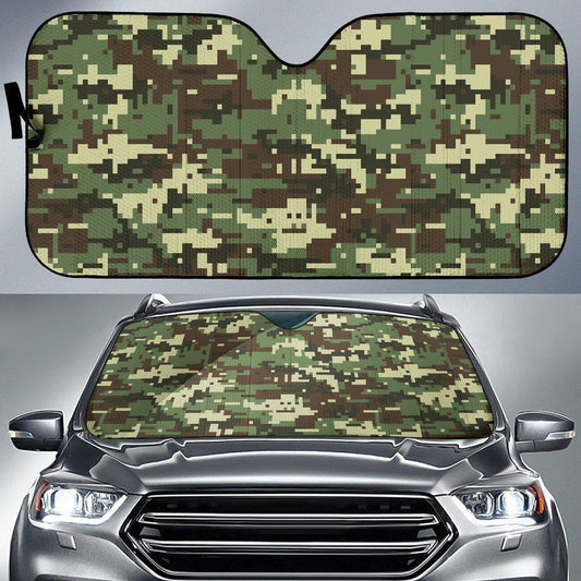 ACU Digital Army Camouflage Car Sun Shade For Windshield