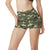 ACU Digital Army Camouflage High Waisted Spandex Shorts-JTAMIGO.COM