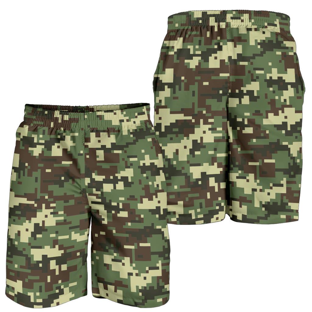 ACU Digital Army Camouflage Mens Shorts-JTAMIGO.COM