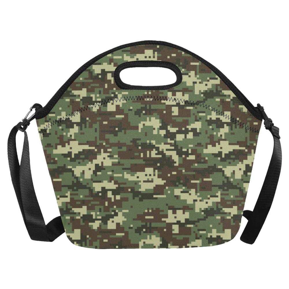 ACU Digital Army Camouflage Neoprene Lunch Bag (Model 1669)(Large)-JTAMIGO.COM
